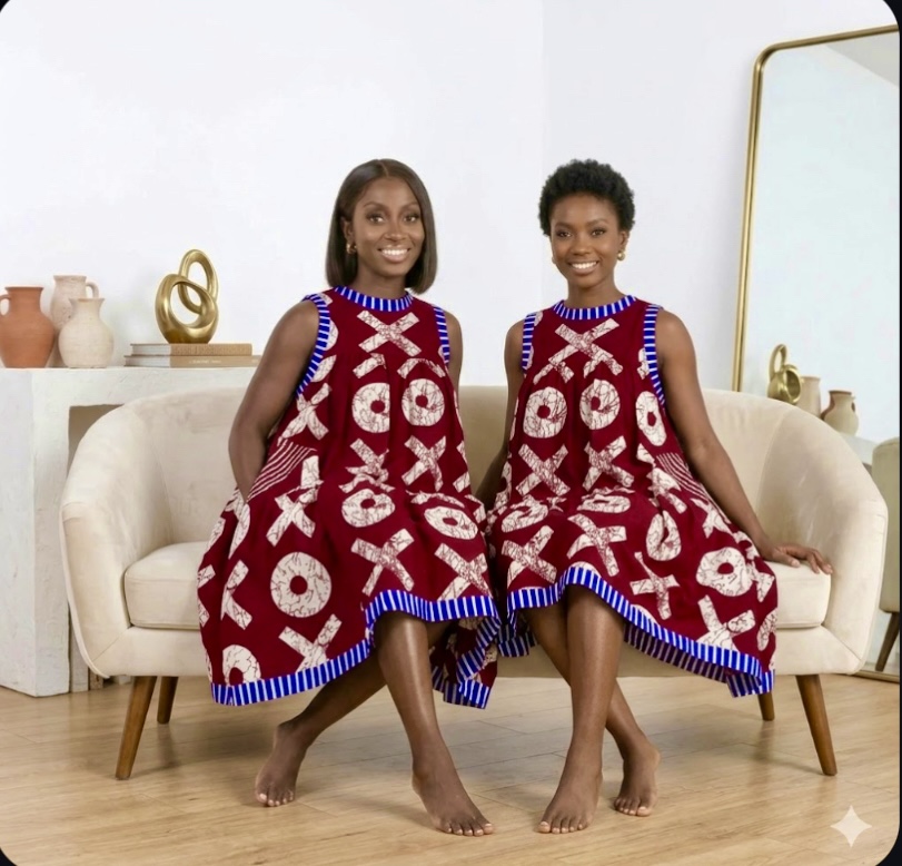 The XO Ankara Babydoll Dress second image