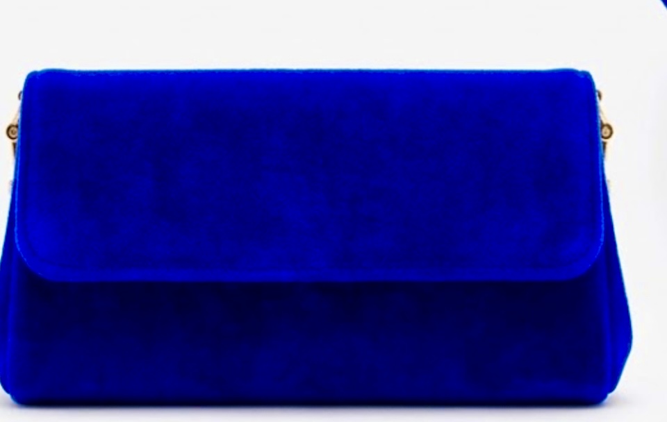 Royal Velvet Statement Clutch