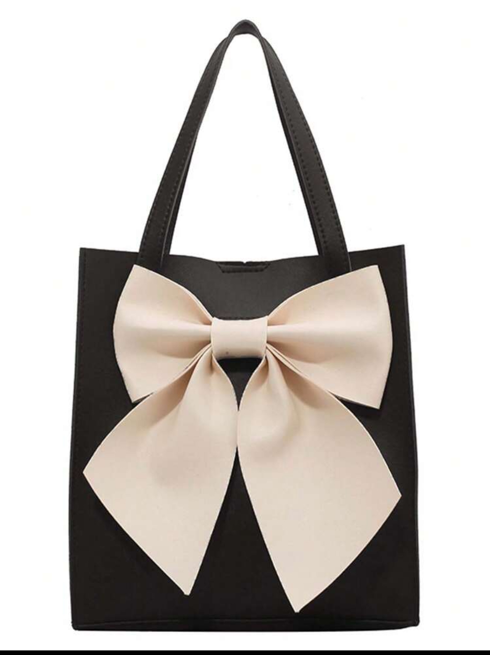 Large Capacity Bowknot Handbag For Women, 2024 Fashionable Texture Tote Bag With Shoulder Strap And Ins Style, Trendy Tote Bags For Ladies, Perfect Valentines Day Gift For Her, Trendy Bow Purse For Women, Best Valentine's Gift Choice Ever
