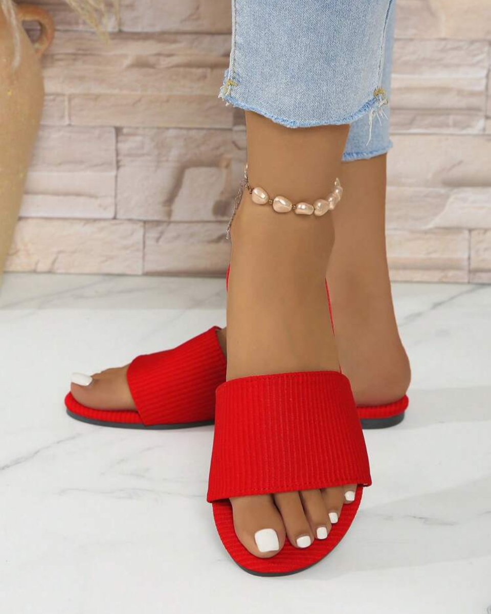 Women's Sandals Red Sandals Travel Home Sandals Women's Casual Sandals Beautiful Slippers Indoor Slippers House Slippers