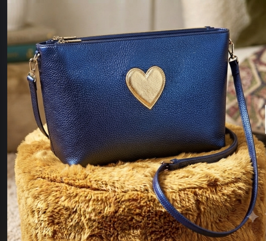The Heart Leather Crossbody Bag Collection | Lazuda Afrique