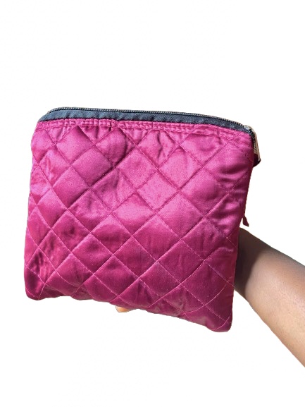 SATIN QUILTED PURSE