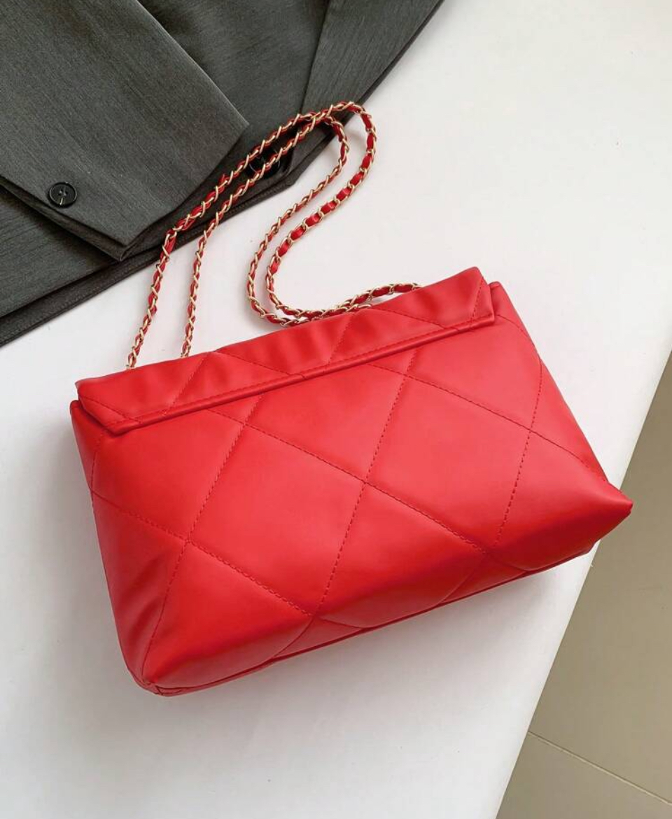 Fashionable red cherry bag