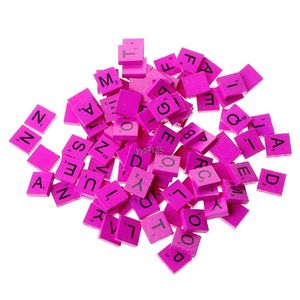 Coloured Scrabble Tiles image