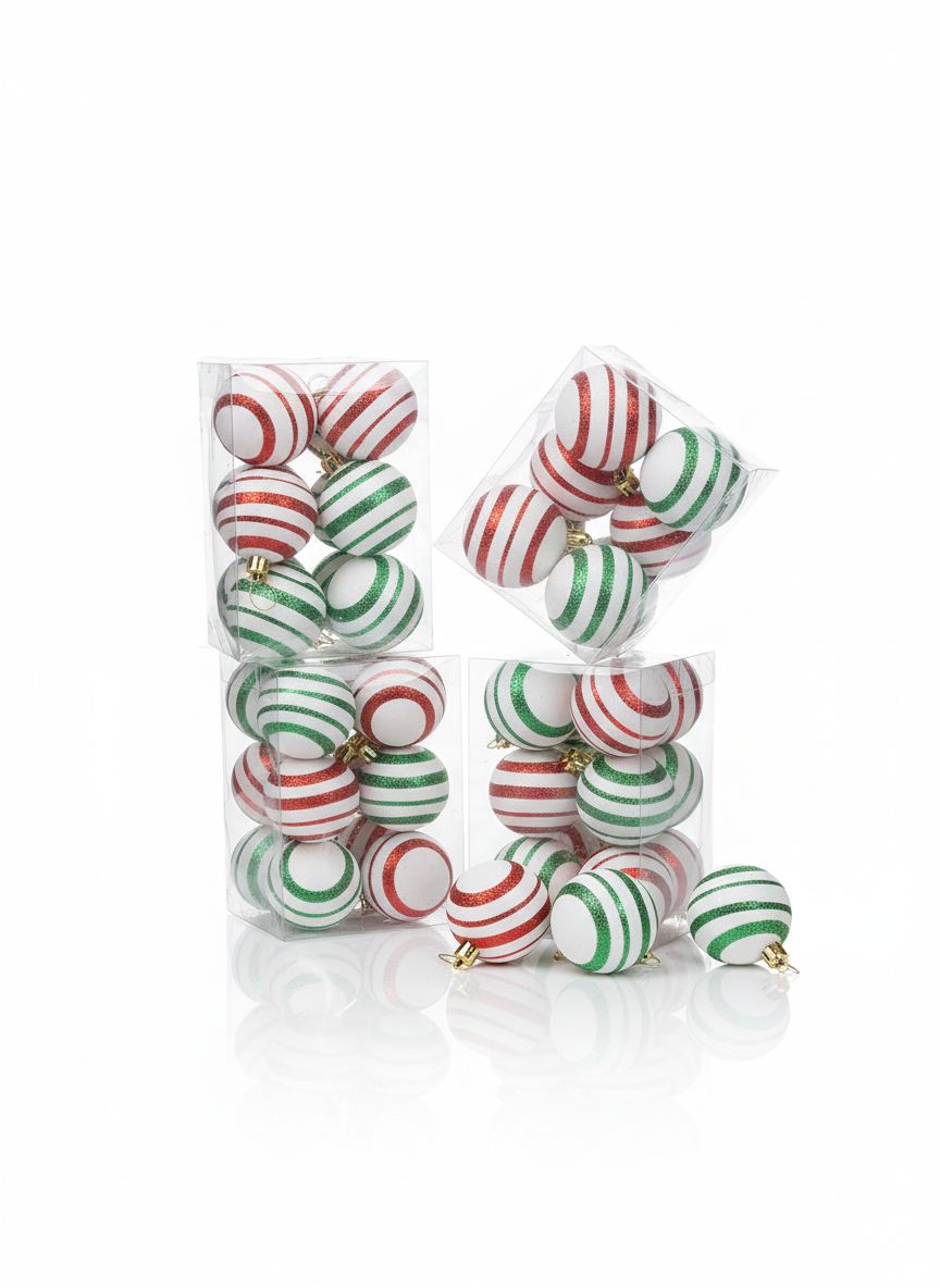 6 PCS BAUBLES/ORNAMENTS image