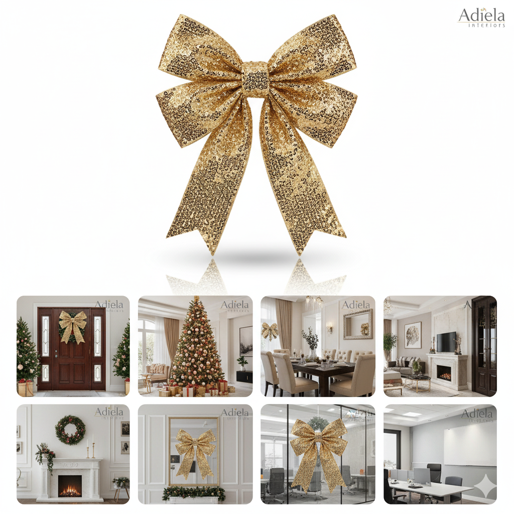 Sequined Decorative Bow Image