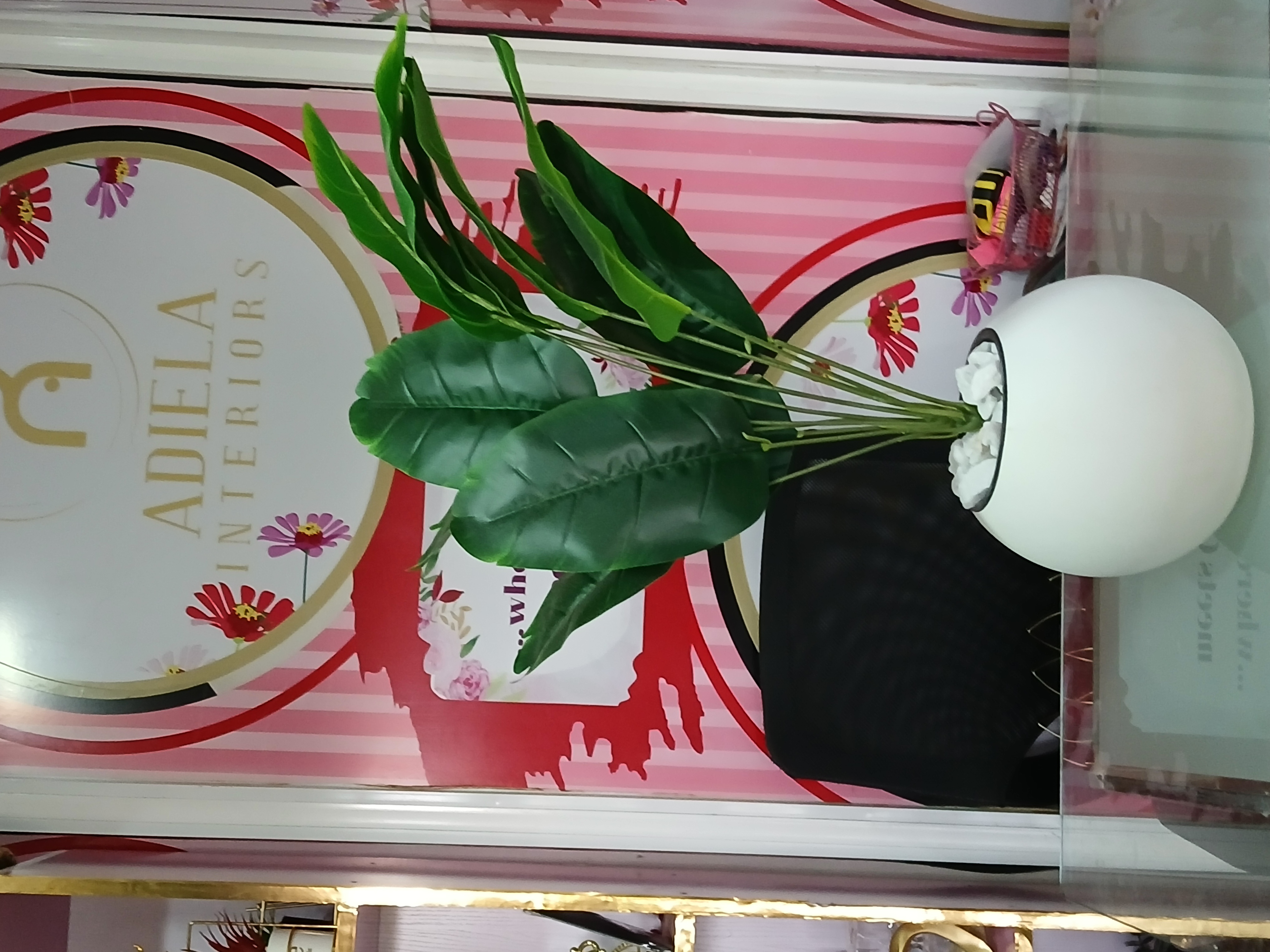 Bunch Tree In Plastic Vase image