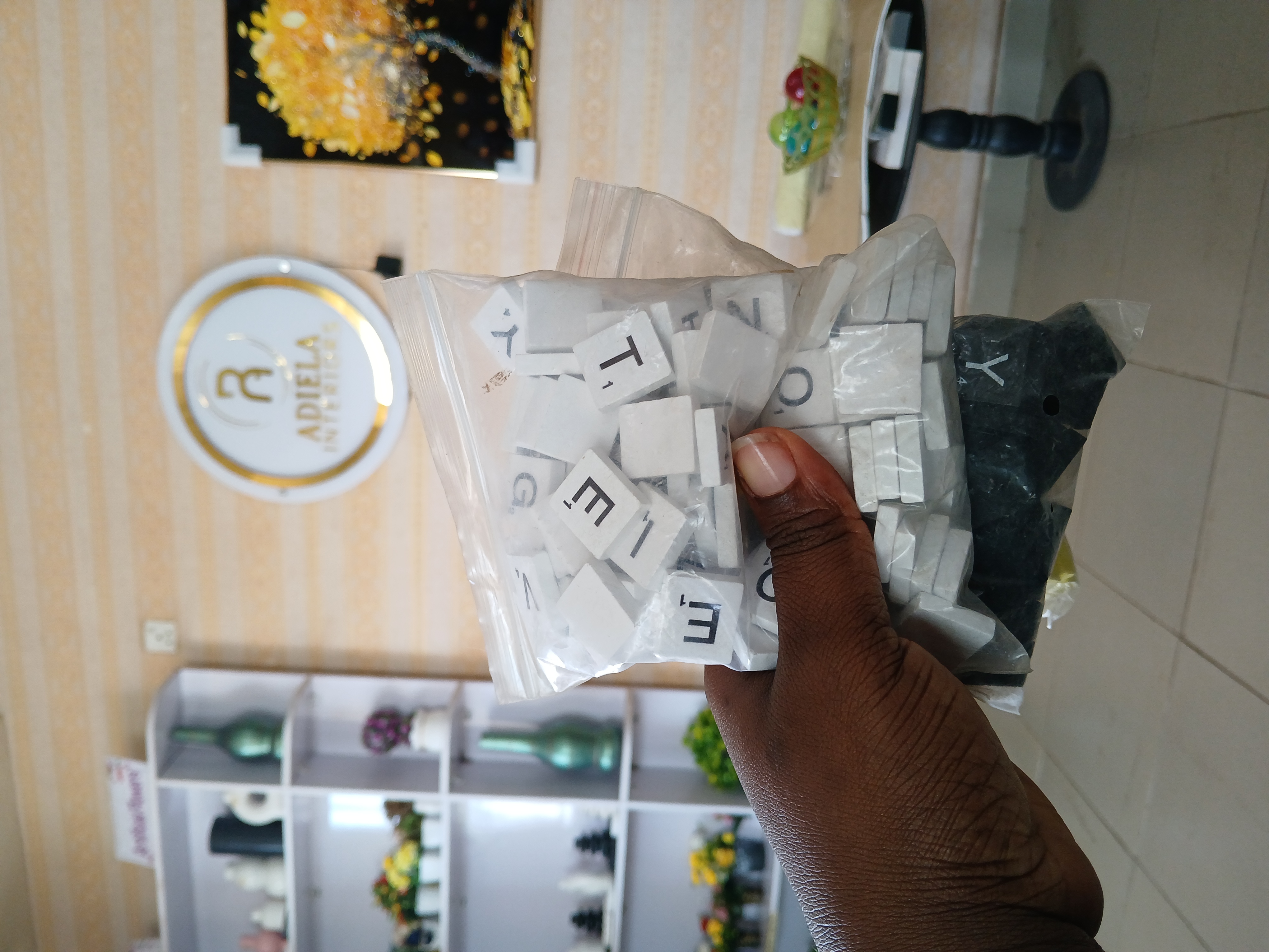 Coloured Scrabble Tiles second image