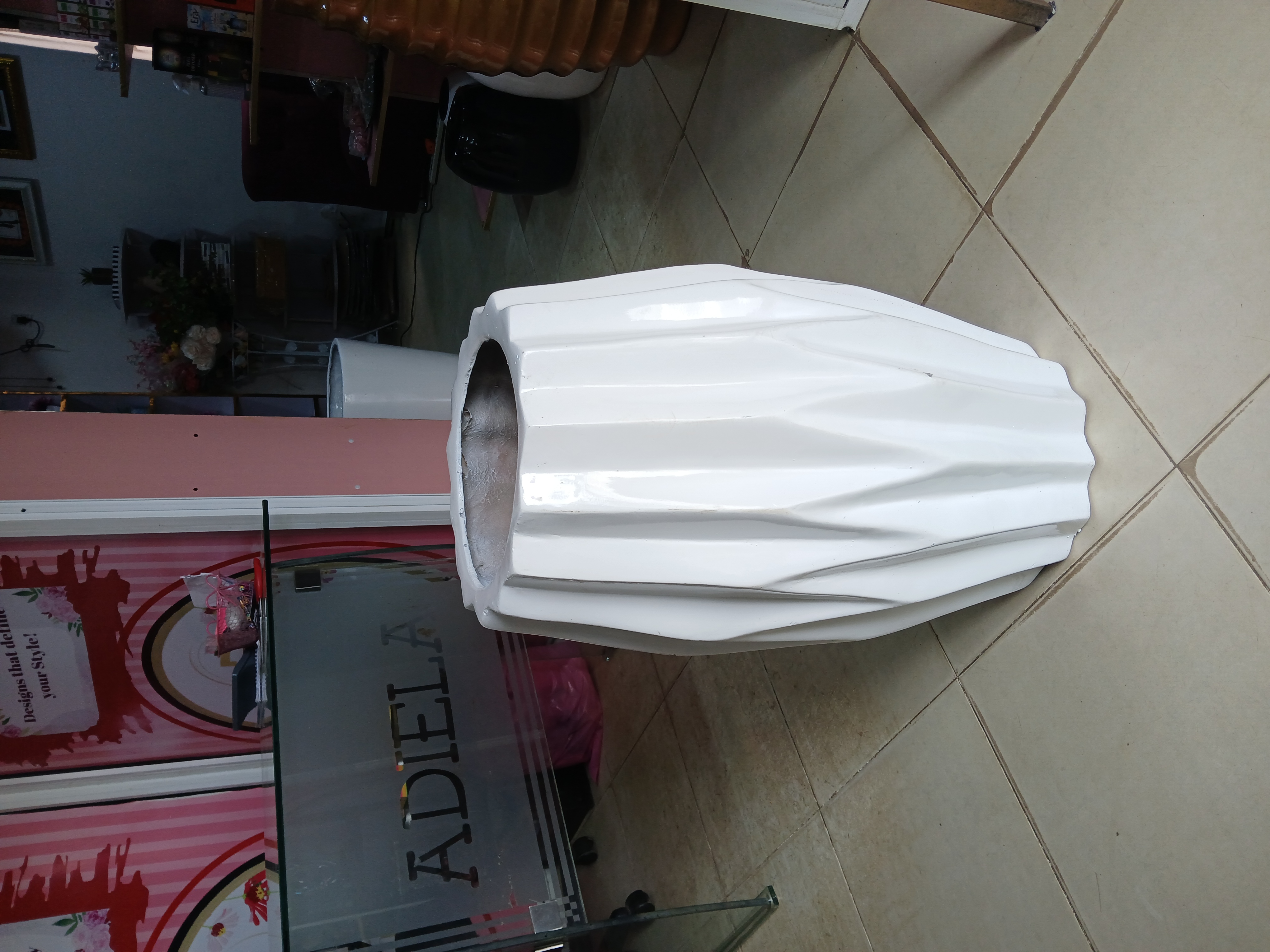 Geometric Design Fibre Planter second image