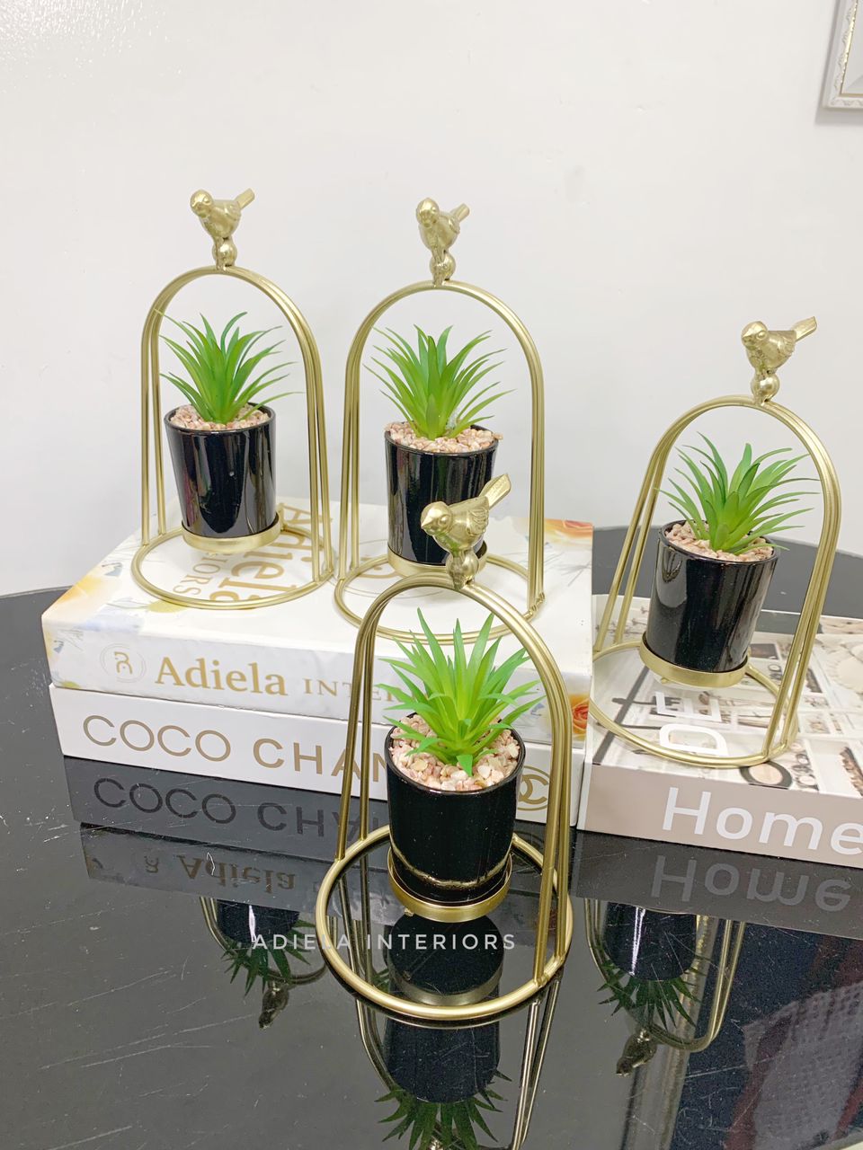 Nordic Flower Decor Bird Design image