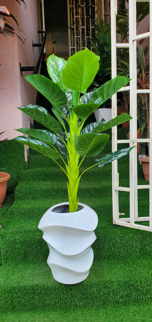 Artificial Tree In Fibre Planter second image