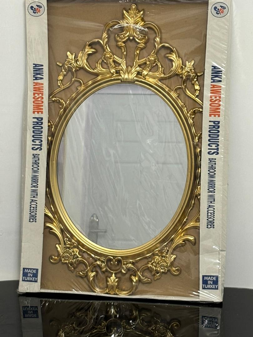 Gold Frame Console Mirror second image