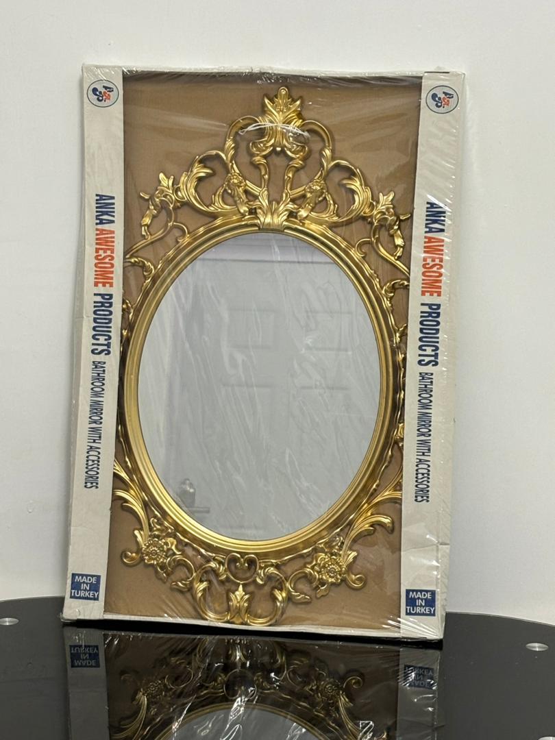 Gold Frame Console Mirror image