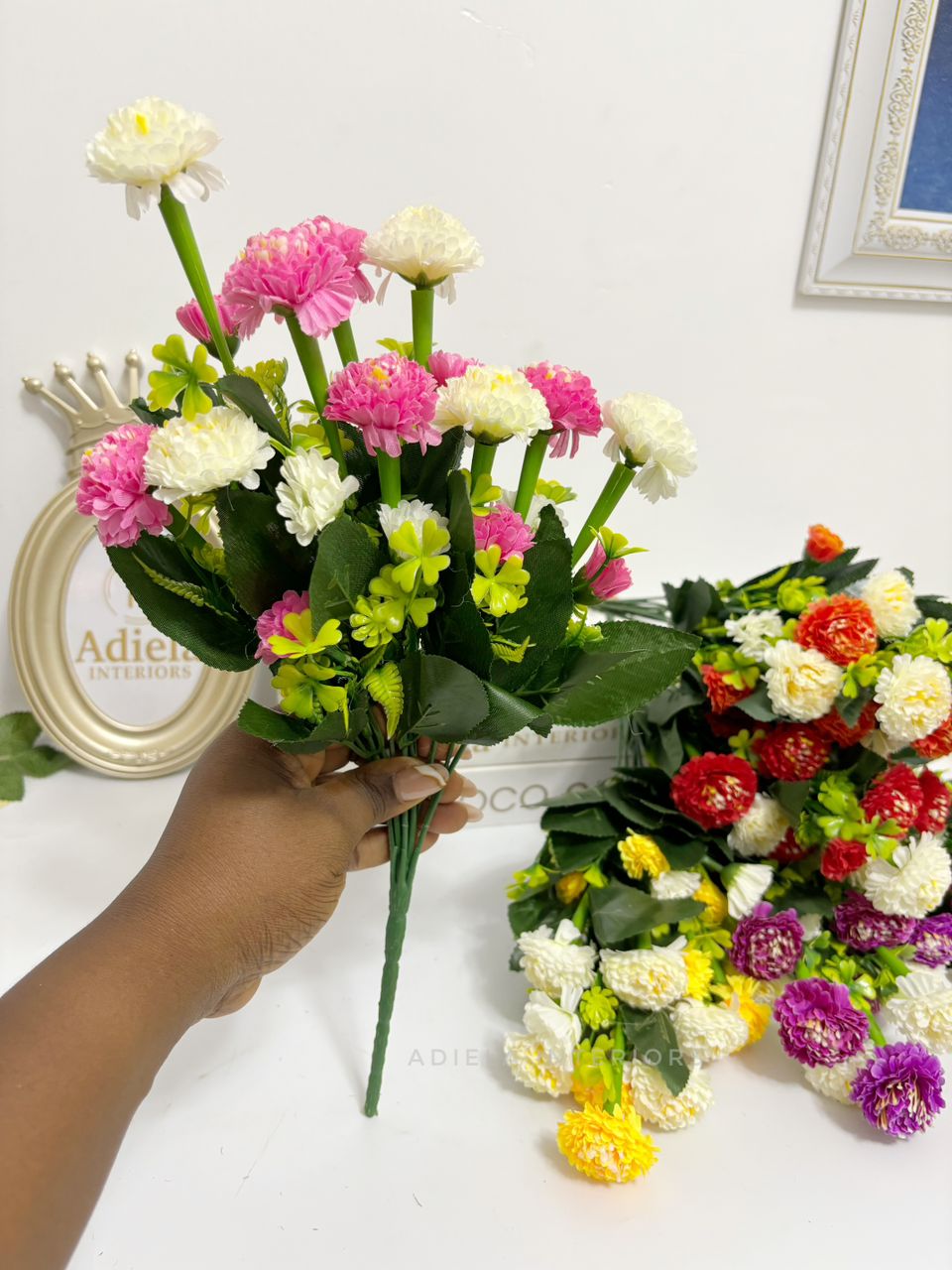 Peony Flower Bunch Design 4 Image