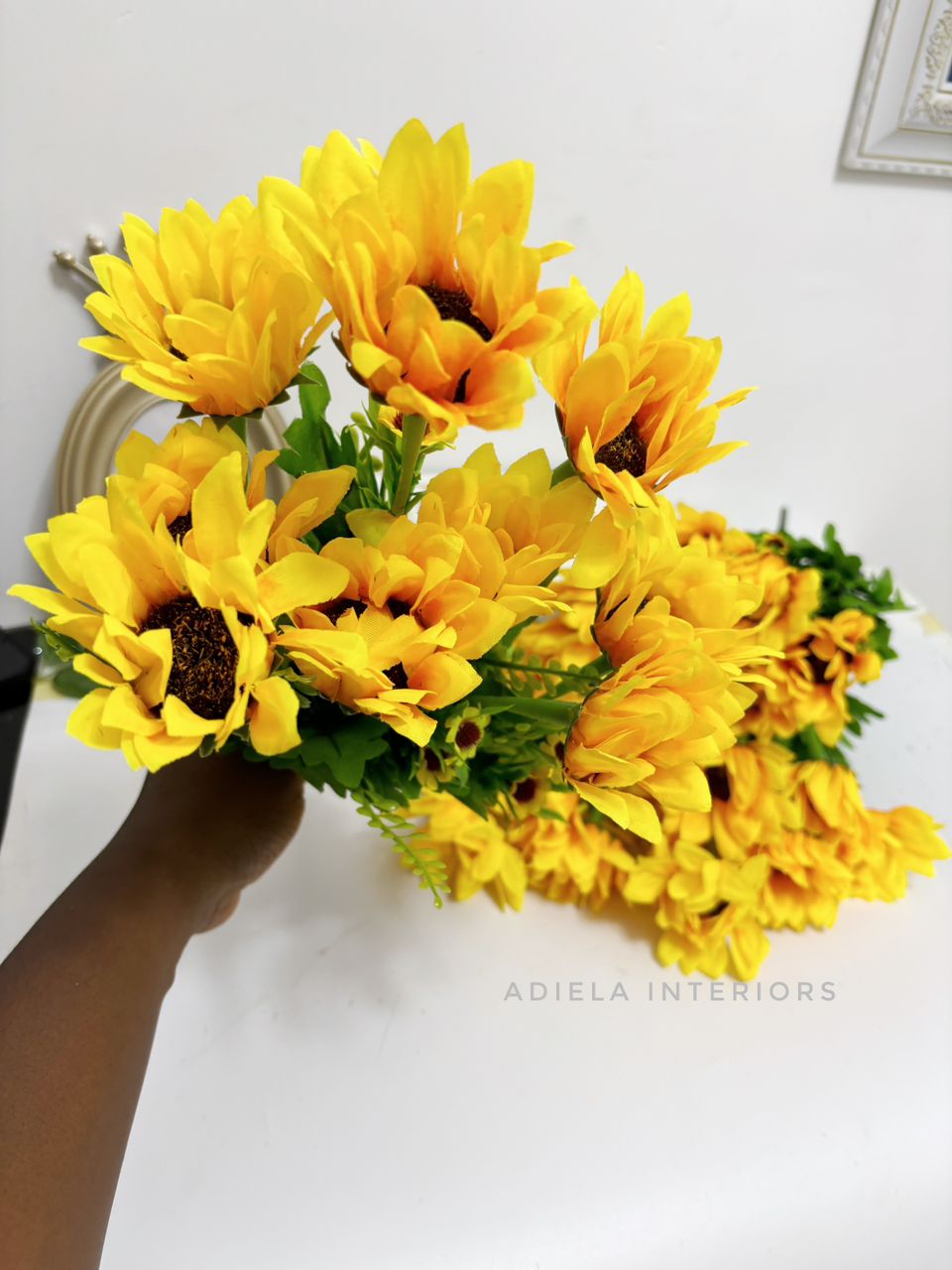 9Head Sunflower Bunch Image