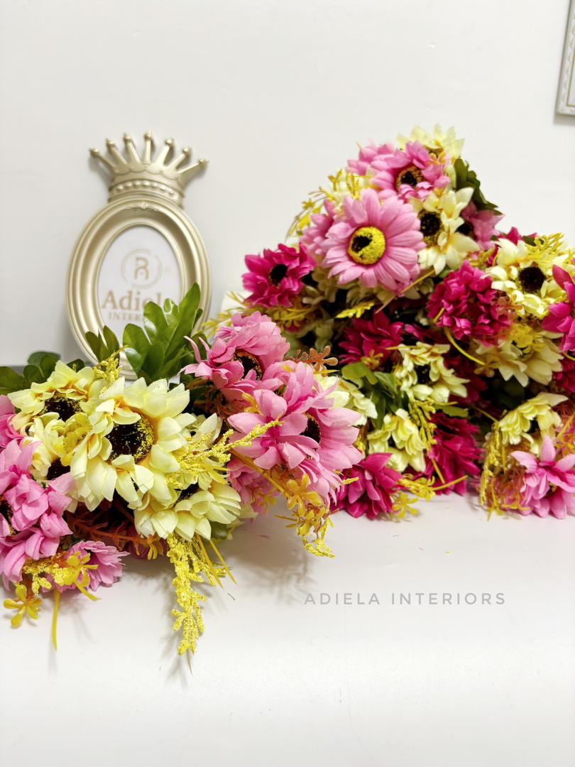 Multicolored Sunflower Image