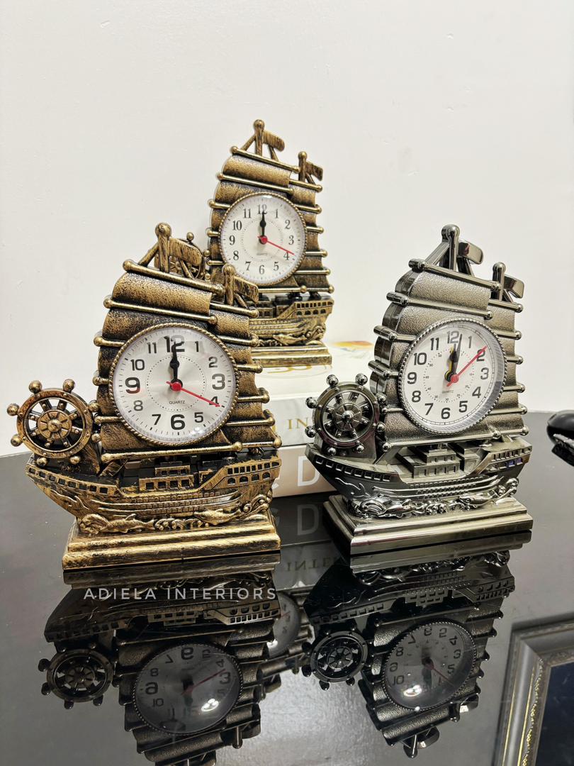 Sailing Ship Alarm Clock+ Penholder second image