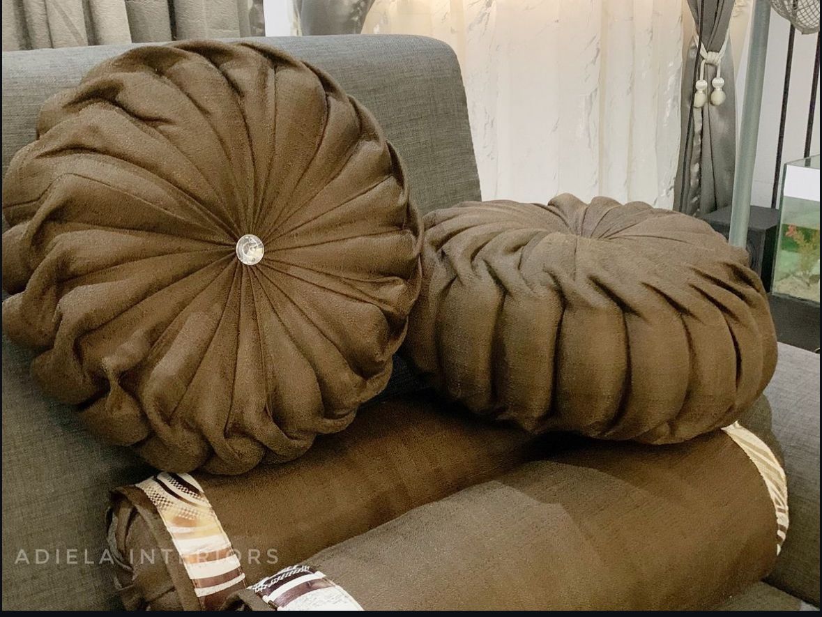 Brown Throw Pillows image