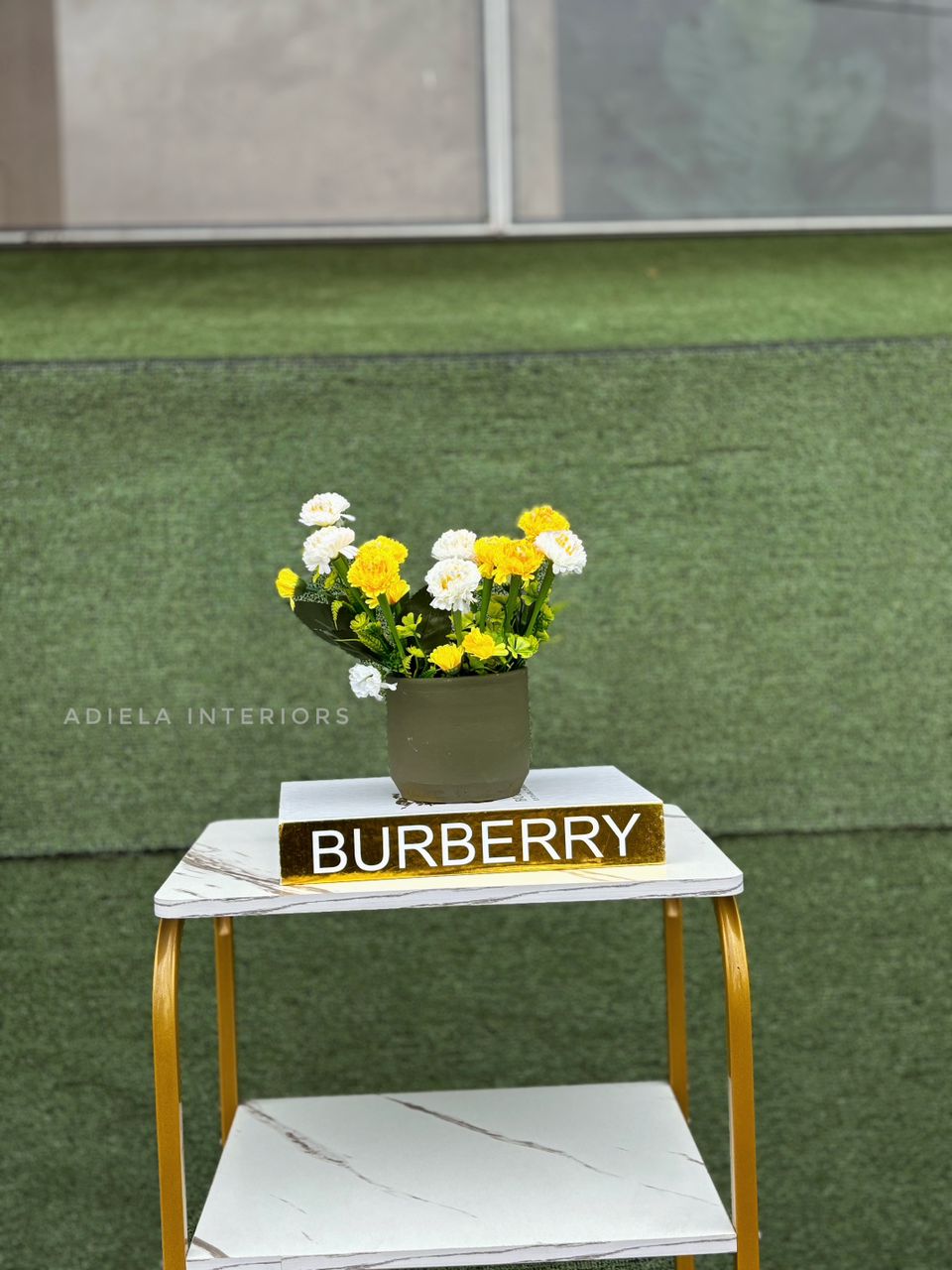 Artificial Flower in ceramic pot image