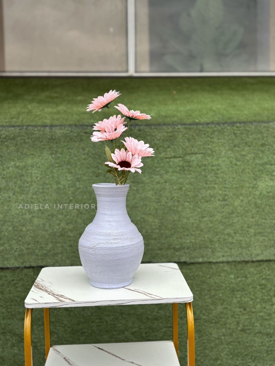 Sunflower in ceramic pot image