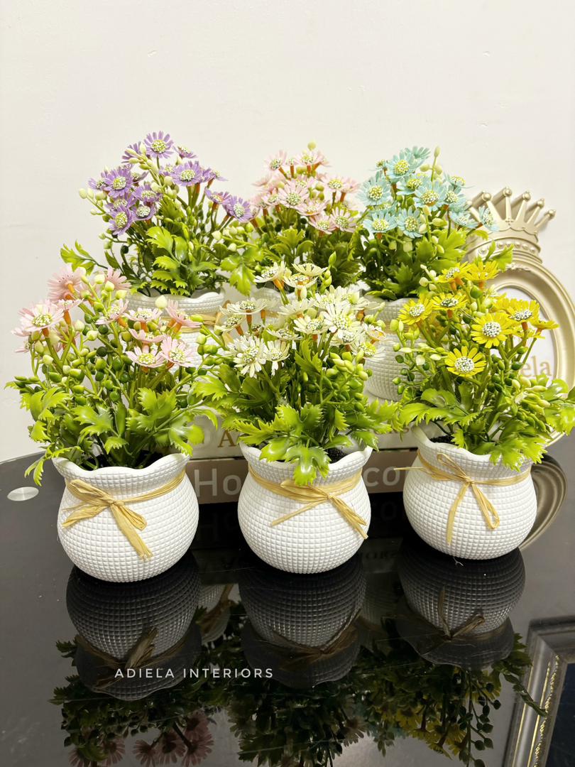 Potted Flower Vase Image