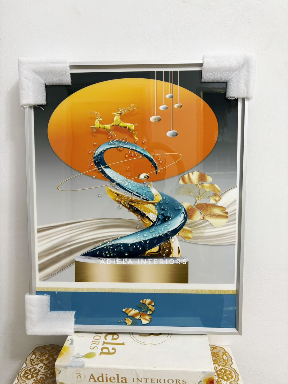 Crystal Encrusted Acrylic Wall Frame second image