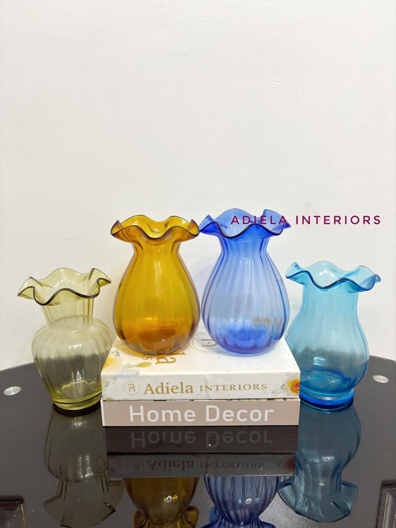 Decorative Glass Vase 7.5 Inches second image