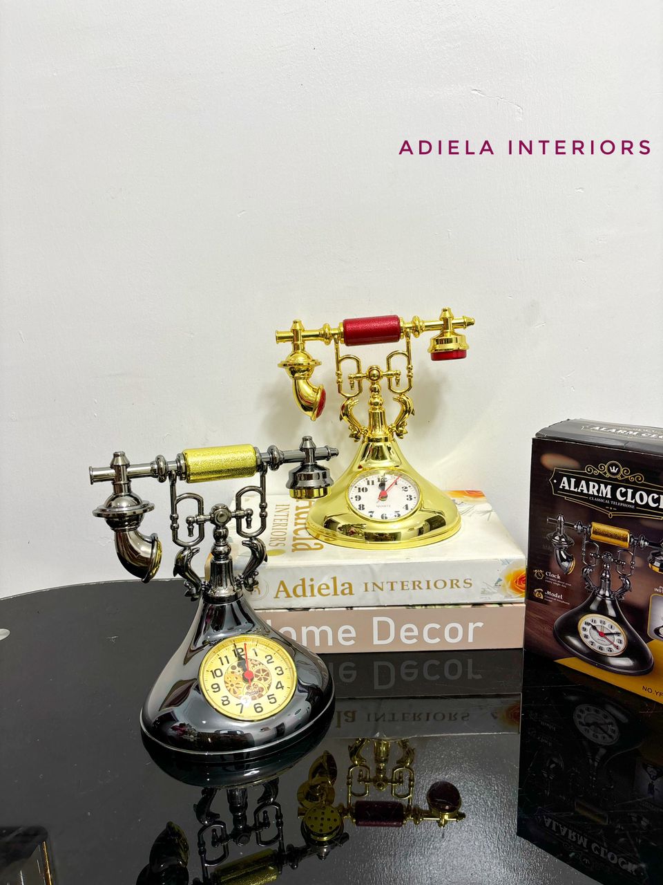 Vintage Telephone Alarm Clock Image