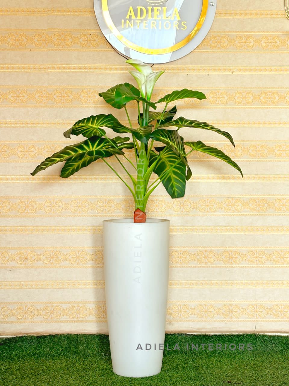 Artificial Lily Tree In Plastic planter image