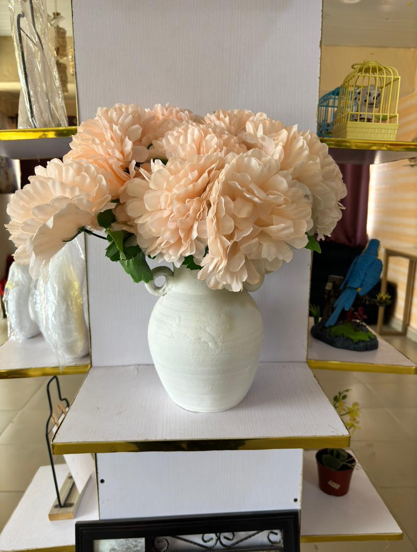 Artificial Flower in ceramic Vase second image