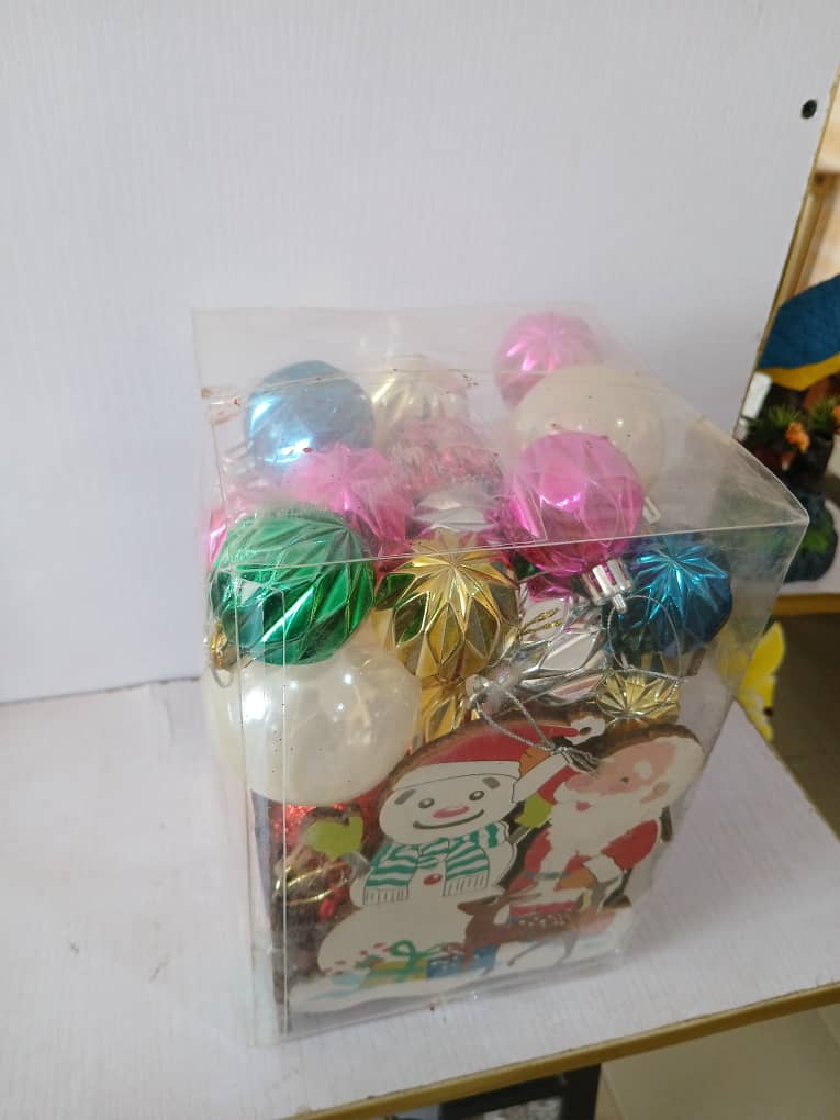 Mixed Ornament + Hanging Wooden Plaque image