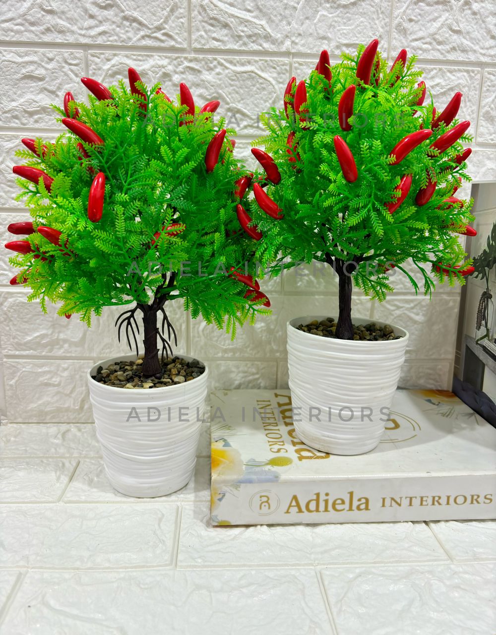 Artificial Potted Pepper Plant Image