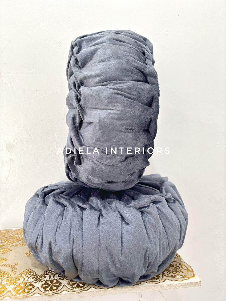 Round Twist Throw Pillow second image