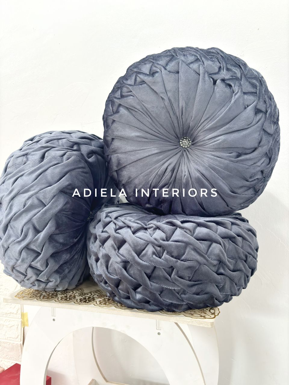 Round Twist Throw Pillow Image