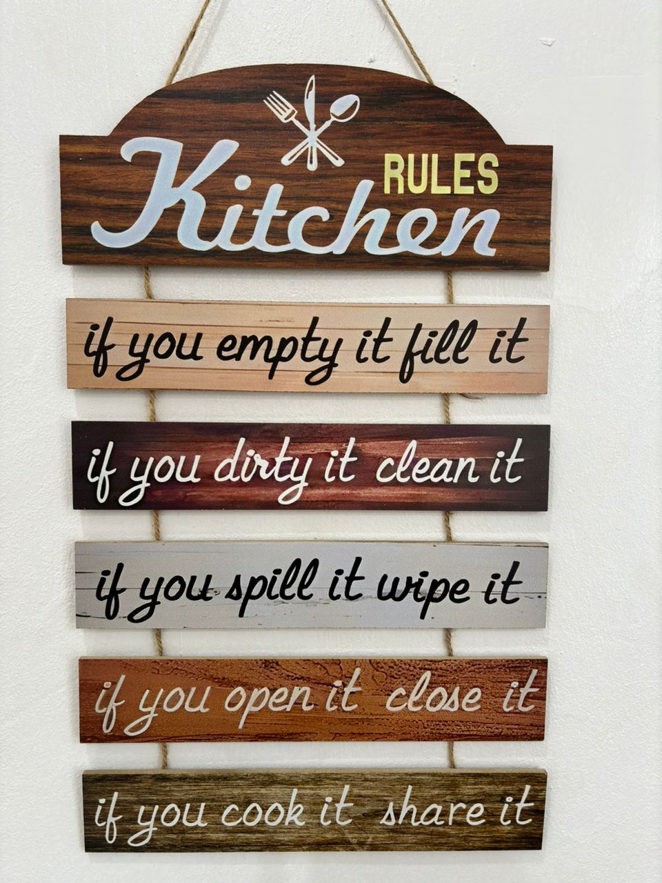 Wall Hanging Wooden Plaque second image