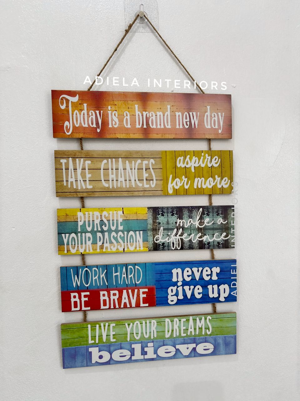 Wall Hanging Wooden Plaque image