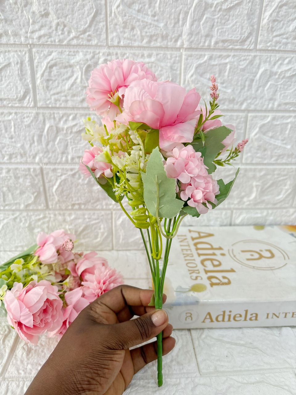 Artificial Peony Bunch second image