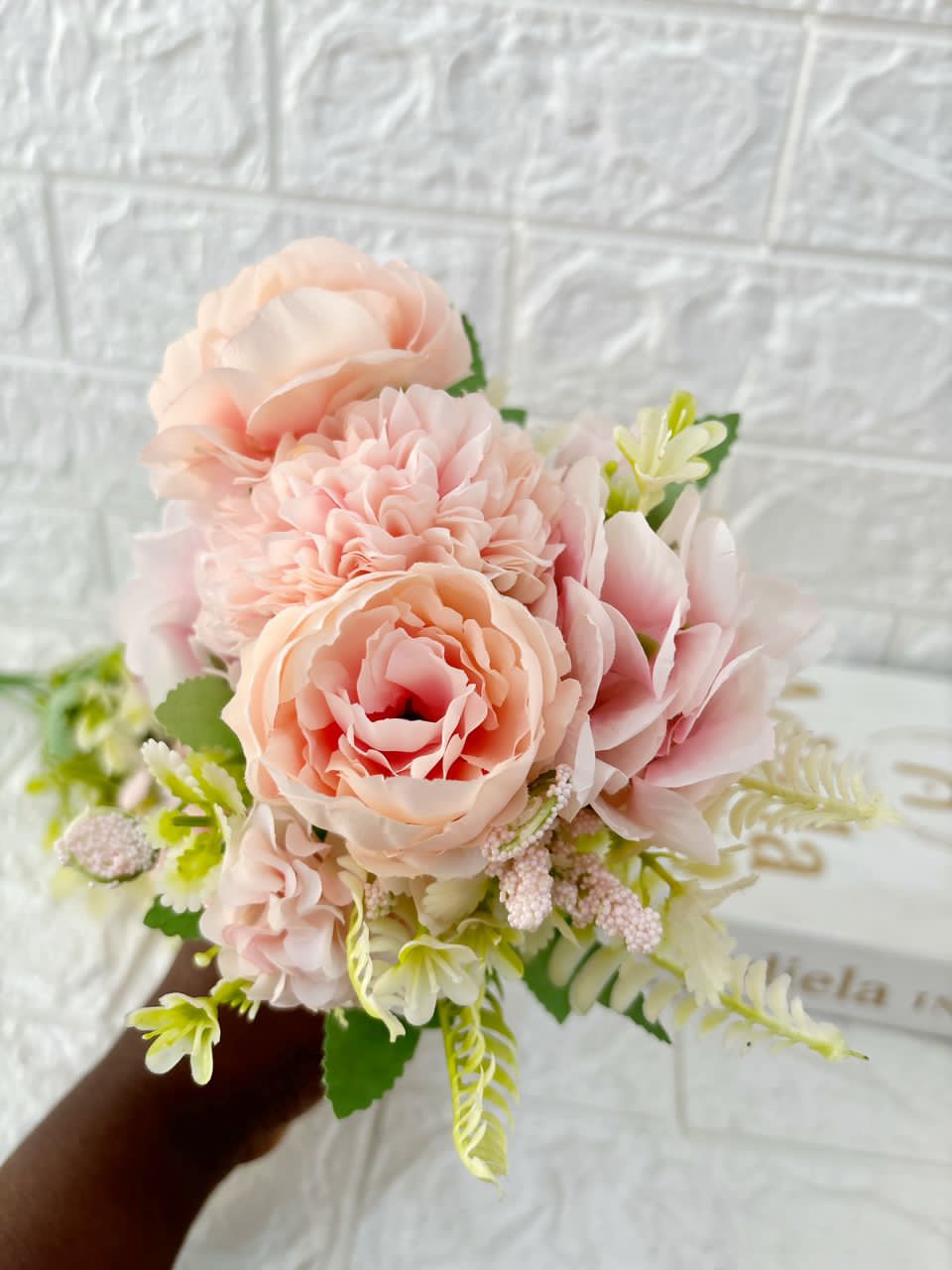 Artificial Peony Bunch Image