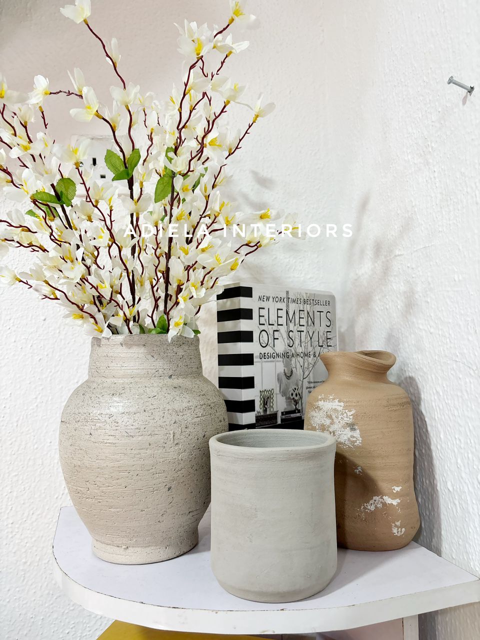 3pcs Ceramic Vase image