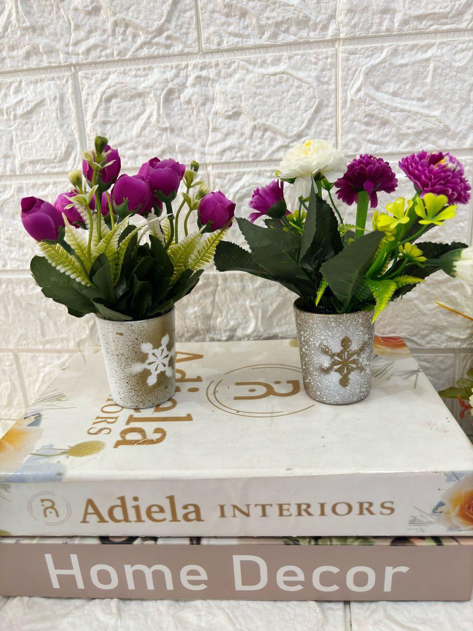 Miniature Potted Flower Decor second image