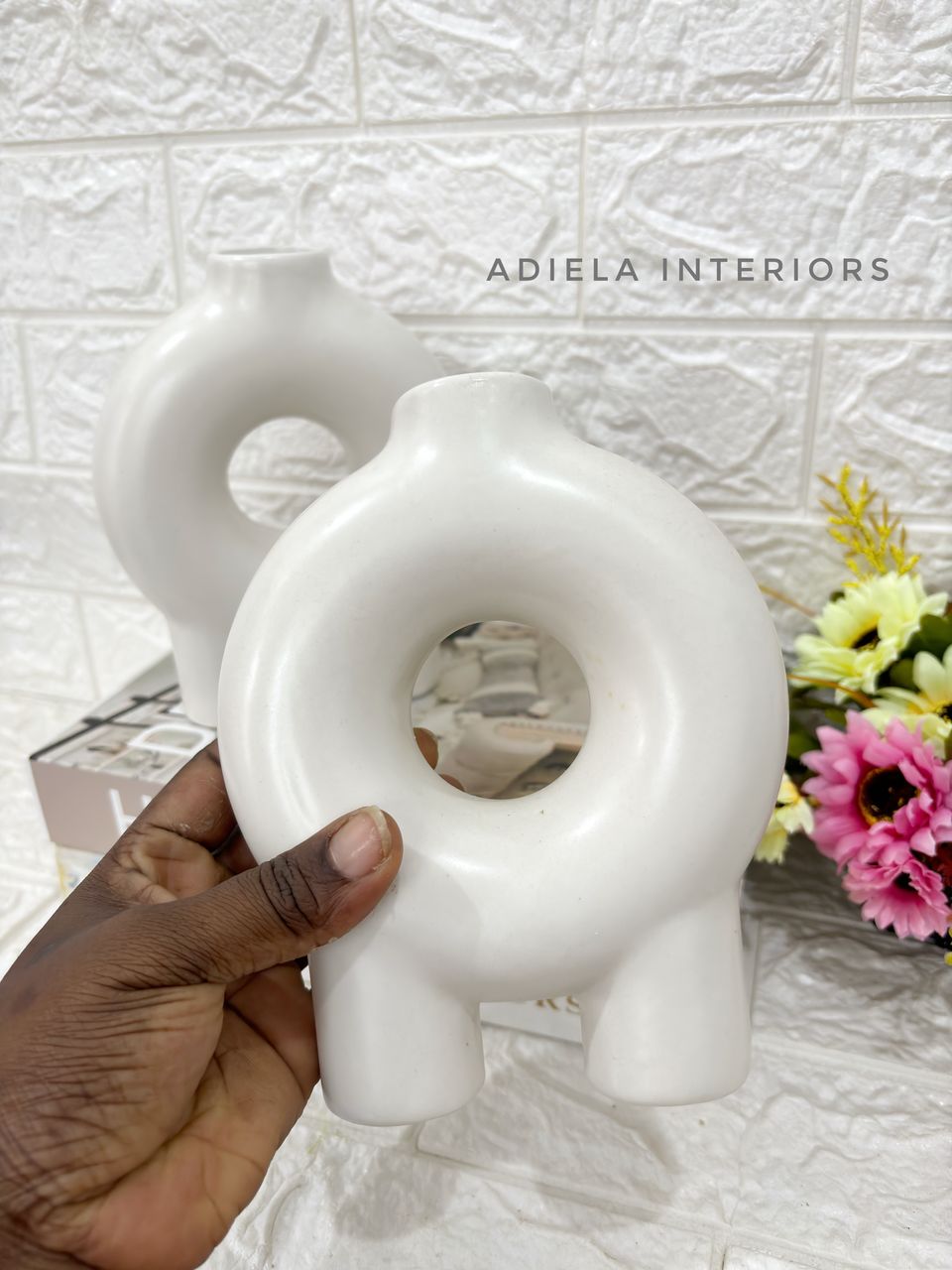 Ceramic Donut Vase second image