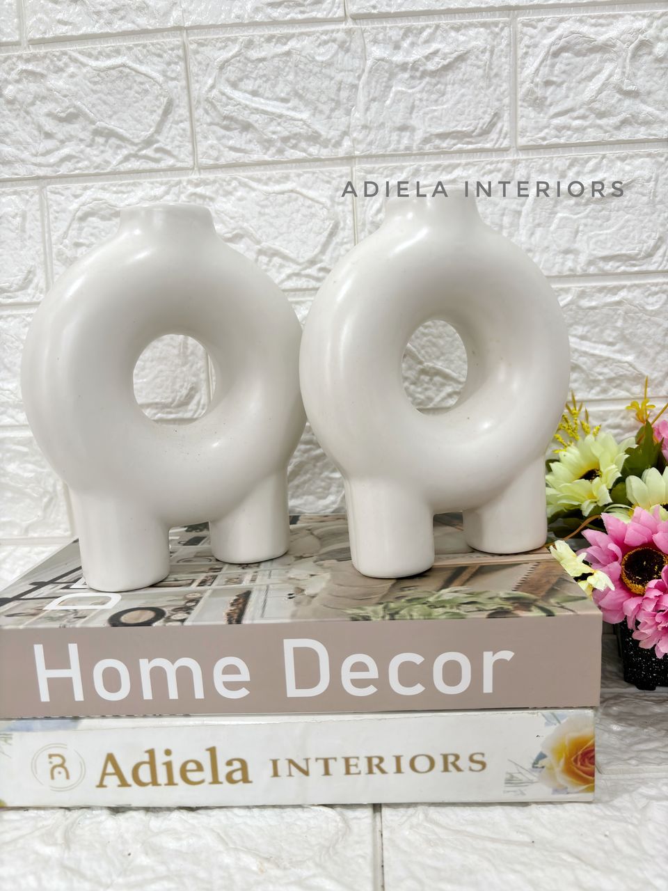 Ceramic Donut Vase image