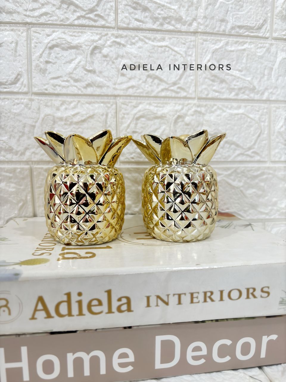 Ceramic Pineapple Decor Image