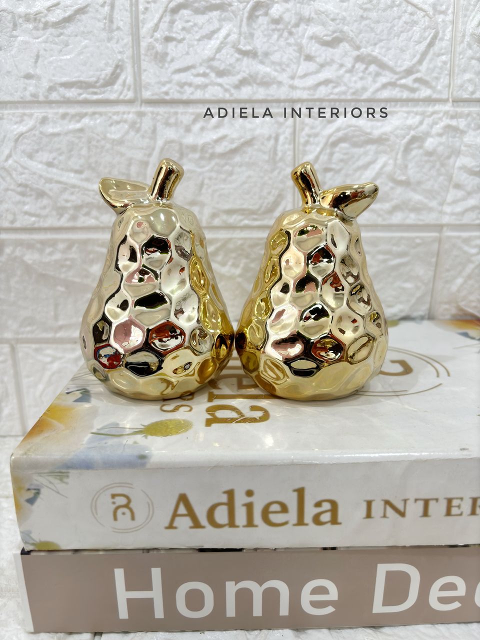 Dimple Pear Ceramic Decor second image