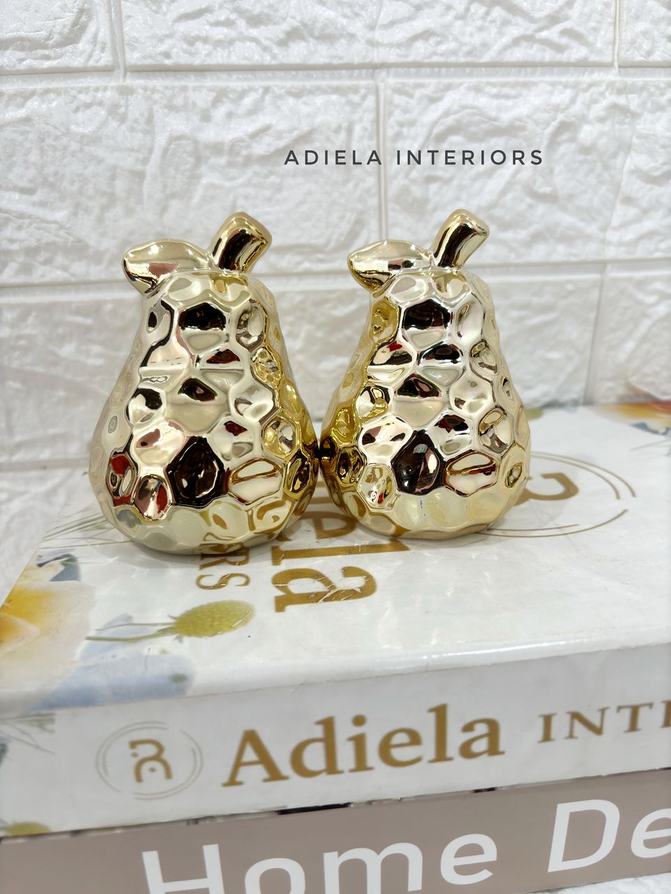 Dimple Pear Ceramic Decor second image