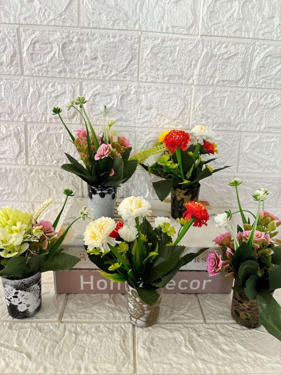 Miniature Light Potted Flower Image