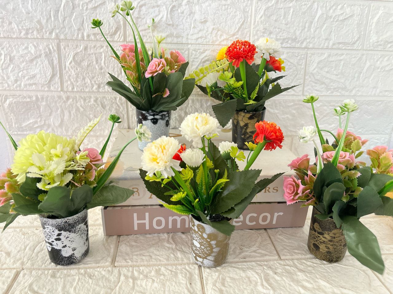 Miniature Light Potted Flower Image