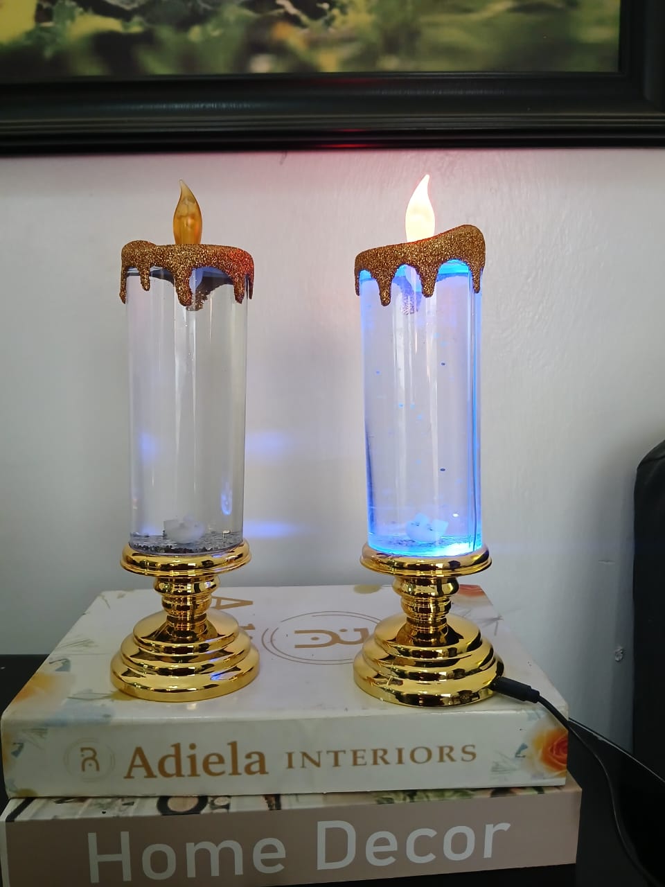 Glitter Candle Lamp image