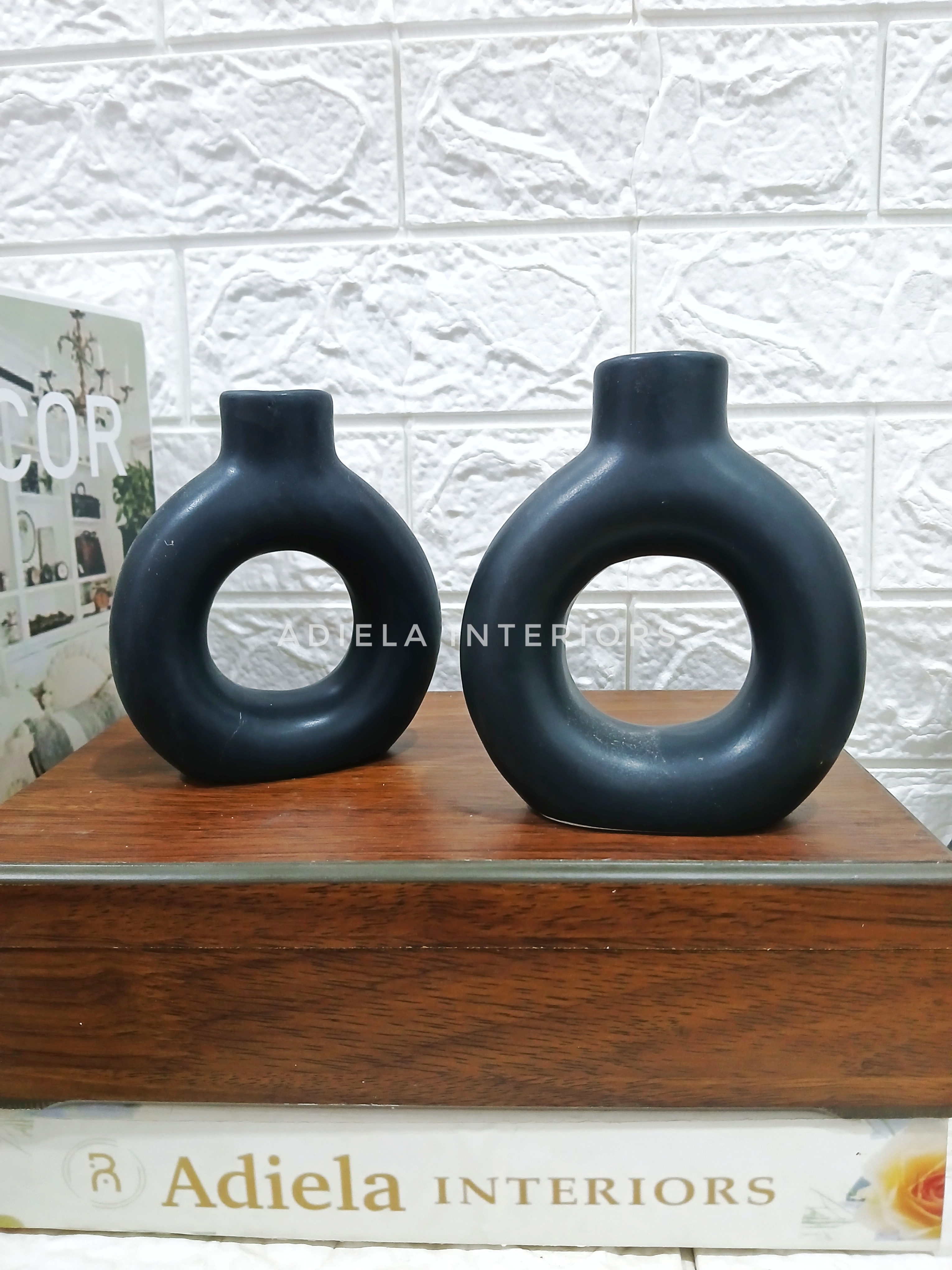 Mini Donut Ceramic Vase image