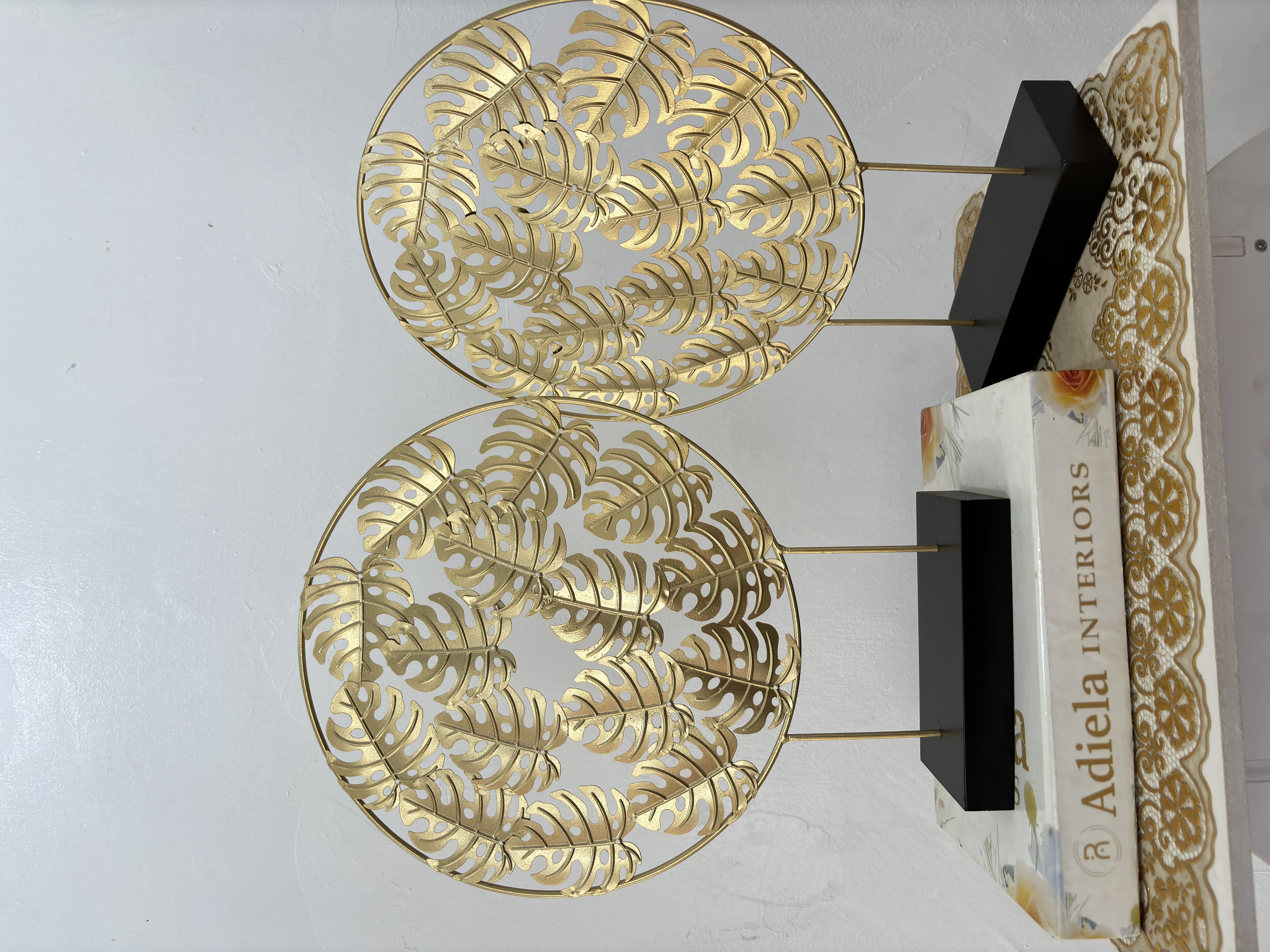 Monstera Leaf Metal Decor second image